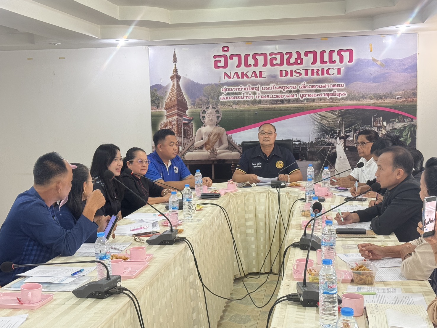 อำเภอนาแก : ประชุมคณะอนุกรรมการกลั่นกรองและติดตามการดำเนินงานกองทุนพัฒนาบทบาทสตรีอำเภอและผู้เกี่ยวข้อง ครั้งที่ 4/2569