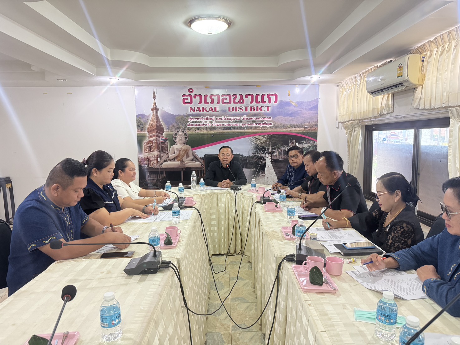 อำเภอนาแก : ประชุมคณะอนุกรรมการกลั่นกรองและติดตามการดำเนินงานกองทุนพัฒนาบทบาทสตรีอำเภอและผู้เกี่ยวข้อง ครั้งที่ 5/2569